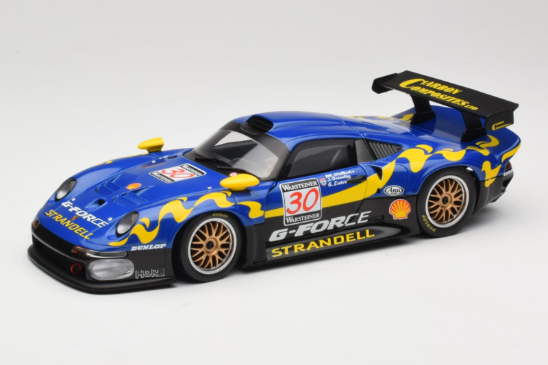 Porsche 911 GT1 #30 Wallinder / Greasley / Lister FIA GT Championship 1997 UT Models 1:18 39723 Metal