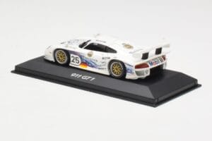 Porsche 911 GT1 #25 Warsteiner 24 Hours of Le Mans 1997 Minichamps 1:43 WAP02003197 Metal — zdjęcie 3 z 4