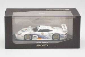 Porsche 911 GT1 #25 Warsteiner 24 Hours of Le Mans 1997 Minichamps 1:43 WAP02003197 Metal — zdjęcie 4 z 4