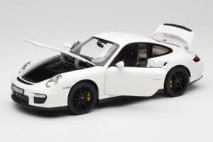 Porsche 911 GT2 997.1 Biały Norev 1:18 187572 Metal — zdjęcie 2 z 8