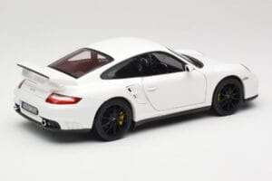 Porsche 911 GT2 997.1 Biały Norev 1:18 187572 Metal — zdjęcie 3 z 8