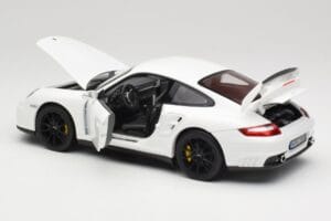 Porsche 911 GT2 997.1 Biały Norev 1:18 187572 Metal — zdjęcie 5 z 8
