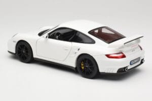 Porsche 911 GT2 997.1 Biały Norev 1:18 187572 Metal — zdjęcie 7 z 8