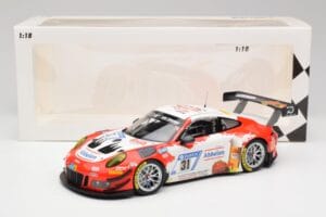 Porsche 911 GT3 R #31 Frikadelli Racing N. Siedler / M. Seefried 24 Hours Nürburgring 2018 Minichamps 1:18 153186931 Metal — zdjęcie 6 z 6