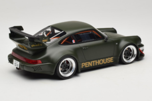 Porsche 911 RWB Penthouse Kaki Green GT Spirit 1:18 GT559 Żywica — zdjęcie 2 z 6