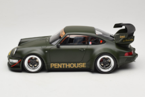 Porsche 911 RWB Penthouse Kaki Green GT Spirit 1:18 GT559 Żywica — zdjęcie 3 z 6