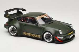 Porsche 911 RWB Penthouse Kaki Green GT Spirit 1:18 GT559 Żywica — zdjęcie 4 z 6