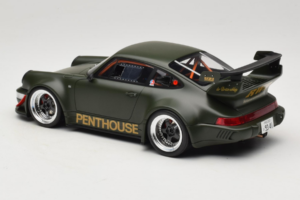 Porsche 911 RWB Penthouse Kaki Green GT Spirit 1:18 GT559 Żywica — zdjęcie 5 z 6