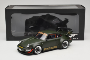 Porsche 911 RWB Penthouse Kaki Green GT Spirit 1:18 GT559 Żywica — zdjęcie 6 z 6