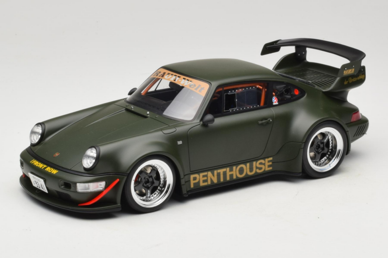 Porsche 911 RWB Penthouse Kaki Green GT Spirit 1:18 GT559 Żywica