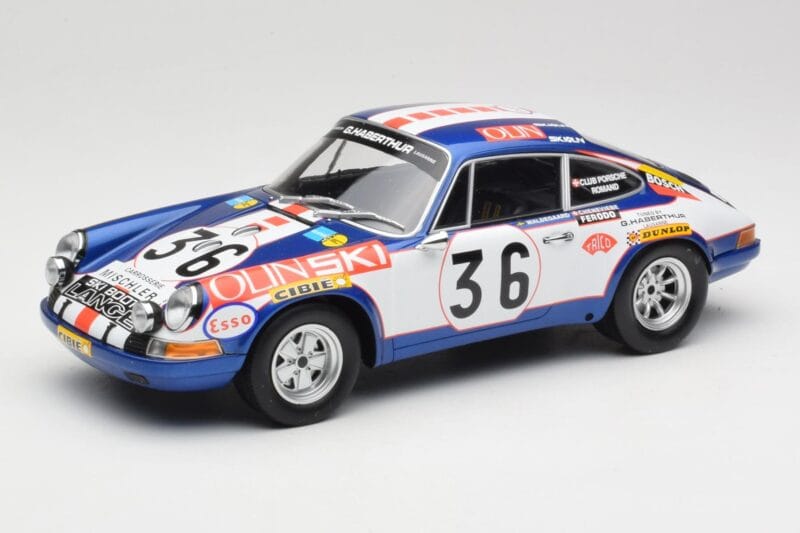 Porsche 911 S #36 B. Waldegard / C. Cheneviere 24 Hours of Le Mans 1971 Minichamps 1:18 107716836 Żywica