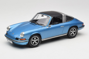 Porsche 911 S Targa Blue Metallic Norev 1:18 187646 Metal — zdjęcie 2 z 8