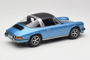 Porsche 911 S Targa Blue Metallic Norev 1:18 187646 Metal — zdjęcie 3 z 8