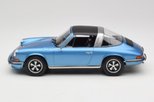 Porsche 911 S Targa Blue Metallic Norev 1:18 187646 Metal — zdjęcie 4 z 8