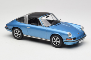 Porsche 911 S Targa Blue Metallic Norev 1:18 187646 Metal — zdjęcie 5 z 8