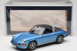 Porsche 911 S Targa Blue Metallic Norev 1:18 187646 Metal — zdjęcie 8 z 8