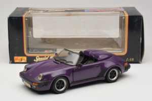 Porsche 911 3.2 Speedster Fioletowy Maisto 1:18 50248 Metal — zdjęcie 8 z 8