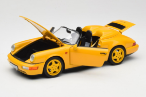 Porsche 911 964 Speedster Speed Yellow Norev 1:18 187130 Metal — zdjęcie 2 z 8
