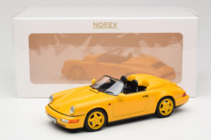 Porsche 911 964 Speedster Speed Yellow Norev 1:18 187130 Metal — zdjęcie 8 z 8
