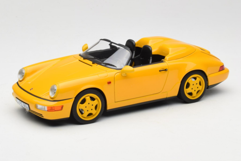 Porsche 911 964 Speedster Speed Yellow Norev 1:18 187130 Metal