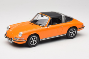 Porsche 911 T Targa Pomarańczowy Norev 1:18 187220 Metal — zdjęcie 2 z 8