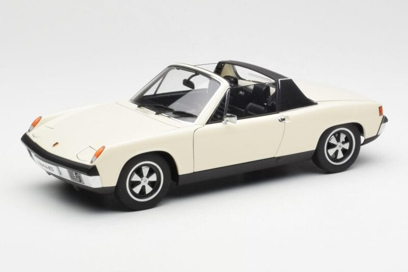Porsche 914/6 Jasny Kość Słoniowa AUTOart 1:18 77933 Metal