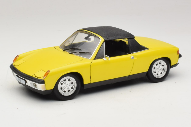 Porsche 914 Żółty Revell 1:18 08976 Metal