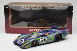 Porsche 917 LH #3 Hippie 2nd Place 24 Hours of Le Mans 1970 AUTOart 1:18 87075-R1 Metal — zdjęcie 8 z 8