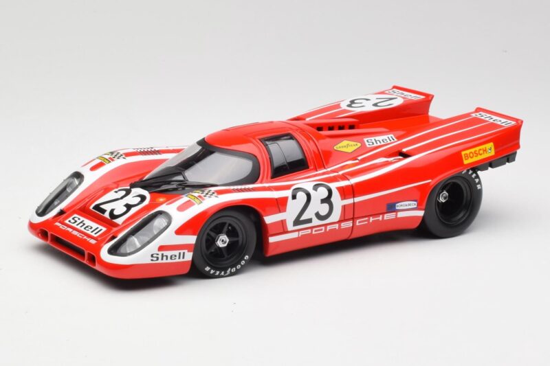 Porsche 917K #23 R. Attwood / H. Herrmann 24 Hours of Le Mans Winner 1970 Norev 1:18 187586 Metal