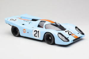 Porsche 917K Gulf #21 P. Rodriguez / L. Kinnunen J.W. Automotive Engineering 24 Hours of Le Mans 1970 Minichamps 1:12 1237066 — zdjęcie 4 z 6