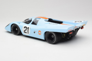 Porsche 917K Gulf #21 P. Rodriguez / L. Kinnunen J.W. Automotive Engineering 24 Hours of Le Mans 1970 Minichamps 1:12 1237066 — zdjęcie 5 z 6