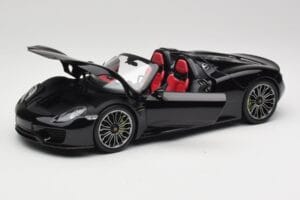 Porsche 918 Spyder Bazalt Czarny Metalik Minichamps 1:18 110062431 Metal — zdjęcie 2 z 8