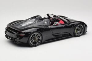 Porsche 918 Spyder Bazalt Czarny Metalik Minichamps 1:18 110062431 Metal — zdjęcie 3 z 8