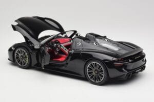 Porsche 918 Spyder Bazalt Czarny Metalik Minichamps 1:18 110062431 Metal — zdjęcie 5 z 8