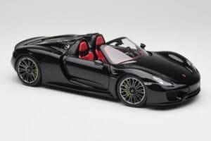 Porsche 918 Spyder Bazalt Czarny Metalik Minichamps 1:18 110062431 Metal — zdjęcie 6 z 8