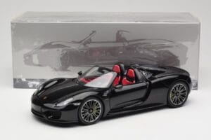 Porsche 918 Spyder Bazalt Czarny Metalik Minichamps 1:18 110062431 Metal — zdjęcie 8 z 8