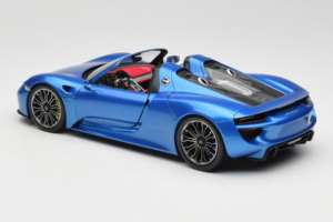 Porsche 918 Spyder Blue Metallic Minichamps 1:18 110062432 Metal — zdjęcie 7 z 8