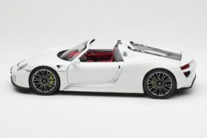 Porsche 918 Spyder Biały Minichamps 1:18 110062436 Metal — zdjęcie 4 z 8