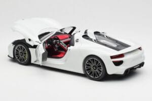 Porsche 918 Spyder Biały Minichamps 1:18 110062436 Metal — zdjęcie 5 z 8