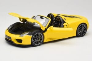 Porsche 918 Spyder Żółty Minichamps 1:18 110062434 Metal — zdjęcie 2 z 8