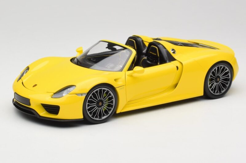 Porsche 918 Spyder Żółty Minichamps 1:18 110062434 Metal