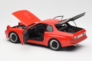 Porsche 924 Carrera GT Guards Czerwony AUTOart 1:18 78003 Metal — zdjęcie 5 z 8