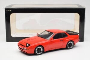 Porsche 924 Carrera GT Guards Czerwony AUTOart 1:18 78003 Metal — zdjęcie 8 z 8