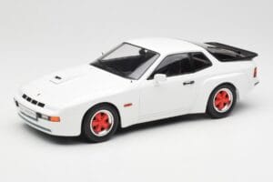 Porsche 924 Carrera GT Biały & Czerwone Felgi MCG 1:18 MCG18303 Metal