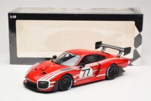 Porsche 935/19 Czerwony z Białymi Paskami Minichamps 1:18 155067577 Metal — zdjęcie 6 z 6