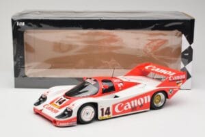 Porsche 956K #14 K. Rosberg / J. Lammers Canon Racing 3rd Place 1000km Nürburgring 1983 Minichamps 1:18 155836614 Metal — zdjęcie 6 z 6