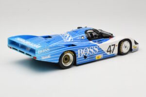 Porsche 956L #47 Hugo Boss V. Merl / H. Grohs / A. Plankenhorn 24 Hours of Le Mans 1984 Minichamps 1:18 183846947 Metal — zdjęcie 3 z 8