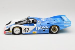 Porsche 956L #47 Hugo Boss V. Merl / H. Grohs / A. Plankenhorn 24 Hours of Le Mans 1984 Minichamps 1:18 183846947 Metal — zdjęcie 4 z 8