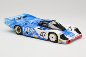 Porsche 956L #47 Hugo Boss V. Merl / H. Grohs / A. Plankenhorn 24 Hours of Le Mans 1984 Minichamps 1:18 183846947 Metal — zdjęcie 6 z 8