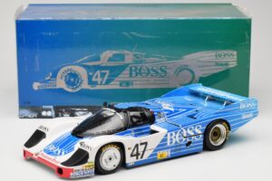 Porsche 956L #47 Hugo Boss V. Merl / H. Grohs / A. Plankenhorn 24 Hours of Le Mans 1984 Minichamps 1:18 183846947 Metal — zdjęcie 8 z 8